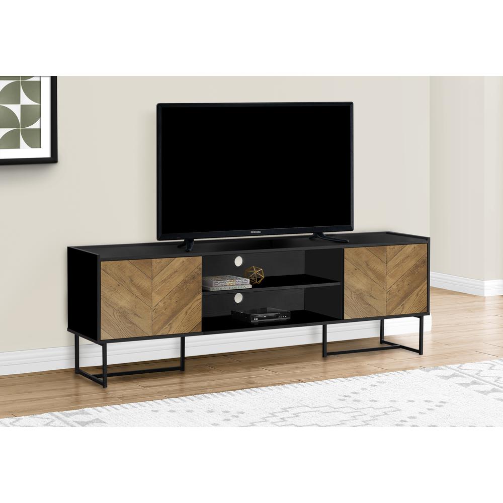 Tv Stand, 72 Inch, Console, Media Entertainment Center, Storage Cabinet. Picture 2