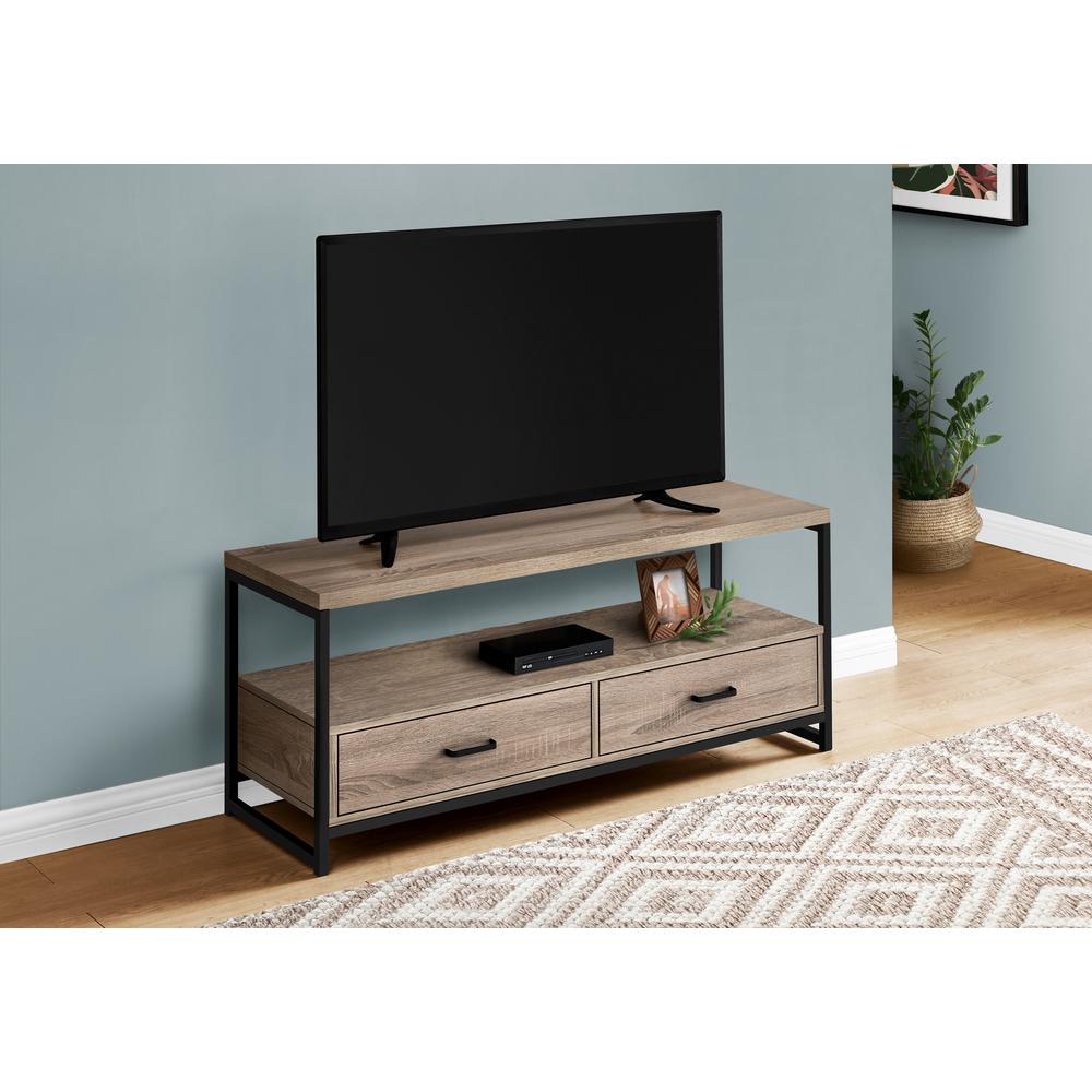 Tv Stand, 48 Inch, Console, Media Entertainment Center, Storage Drawers. Picture 9