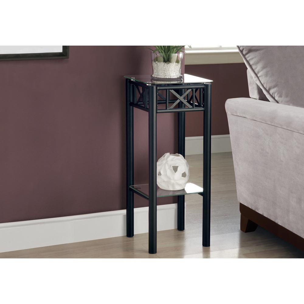 Accent Table, Side, End, Plant Stand, Square, Living Room, Bedroom. Picture 2