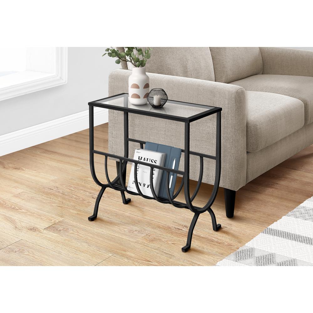 Accent Table, Side, End, Magazine, Nightstand, Narrow, Living Room. Picture 2
