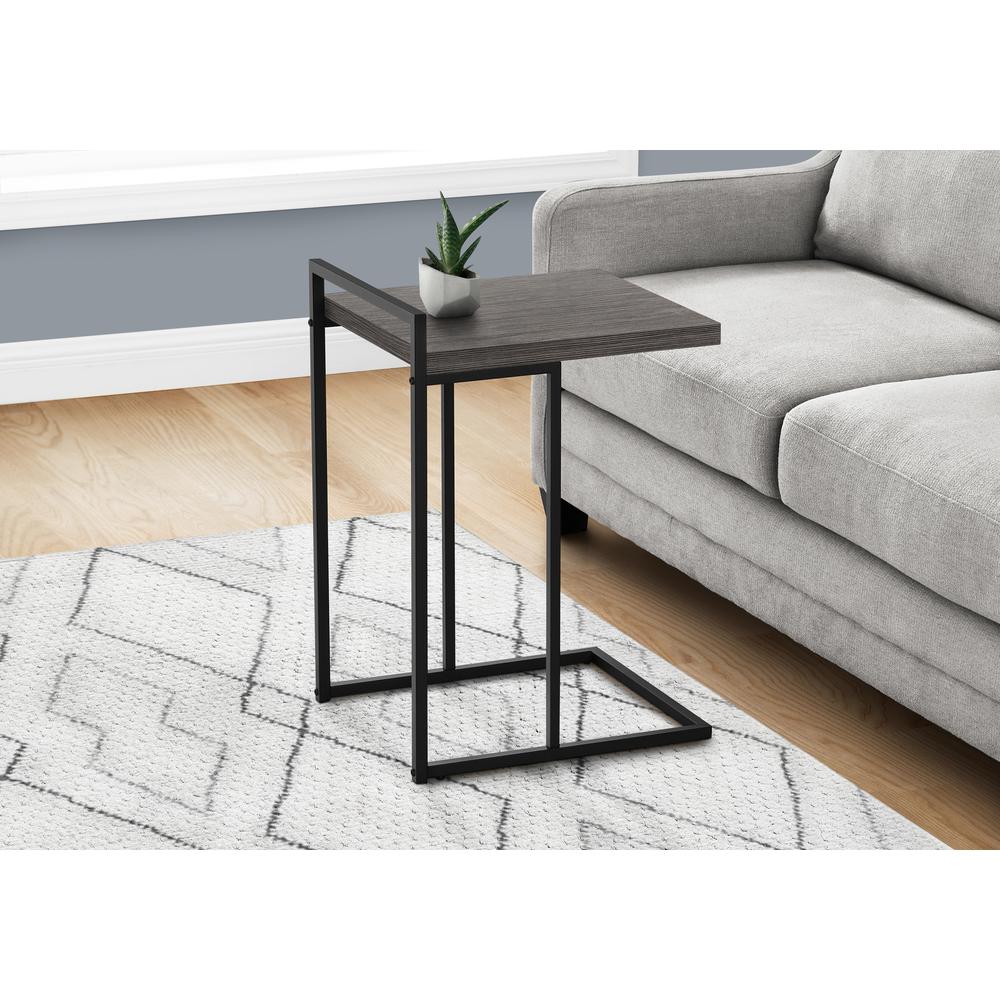 Accent Table, C-shaped, End, Side, Snack, Living Room, Bedroom. Picture 8