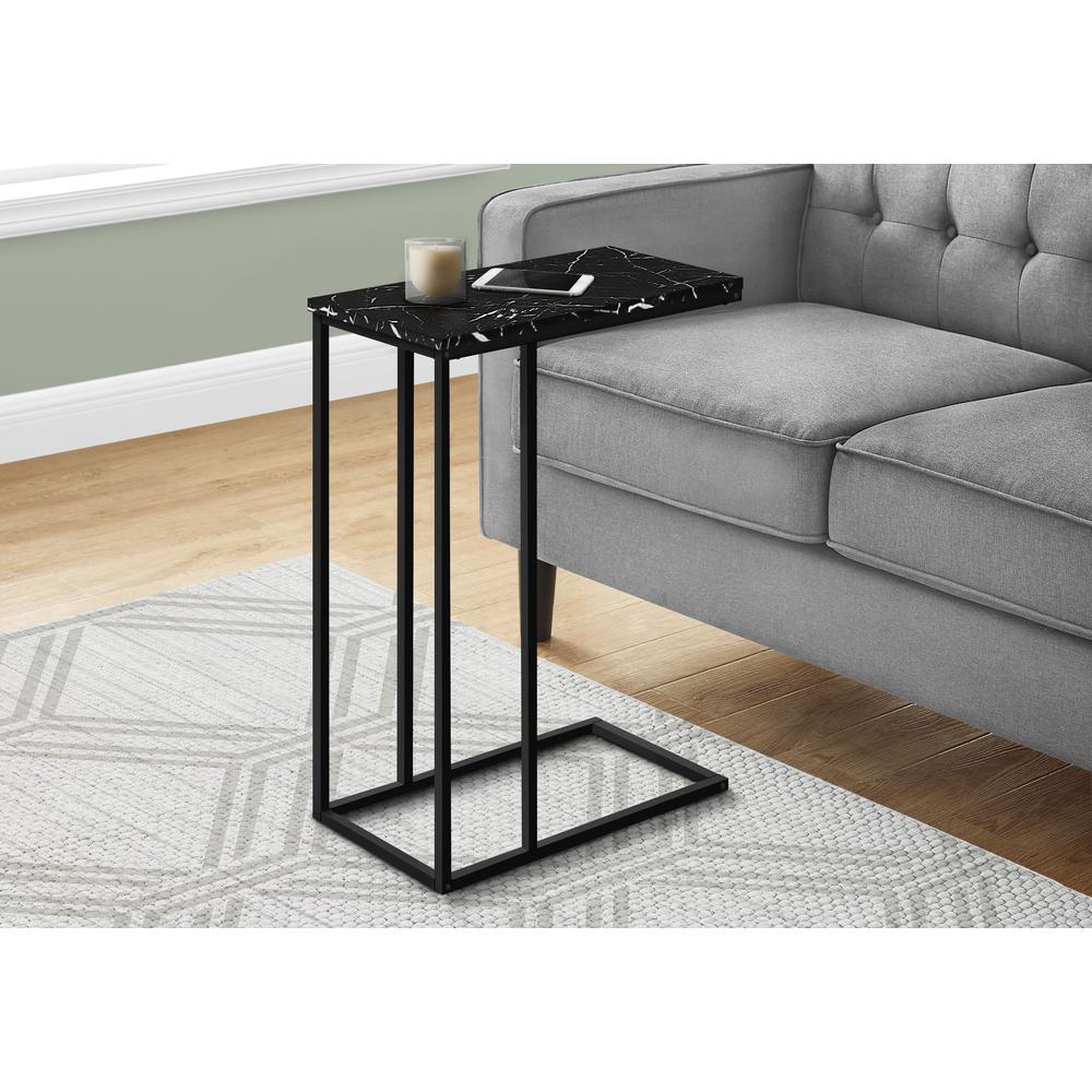 Accent Table, C-shaped, End, Side, Snack, Living Room, Bedroom. Picture 2