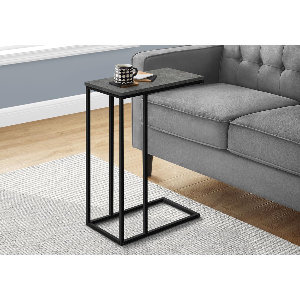 Accent Table, C-shaped, End, Side, Snack, Living Room, Bedroom. Picture 2