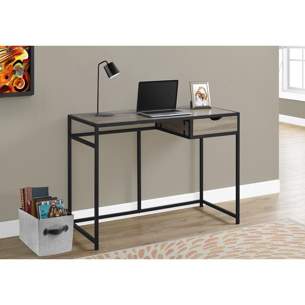 Computer Desk, Home Office, Laptop, Storage Drawer, 42L, Work. Picture 2