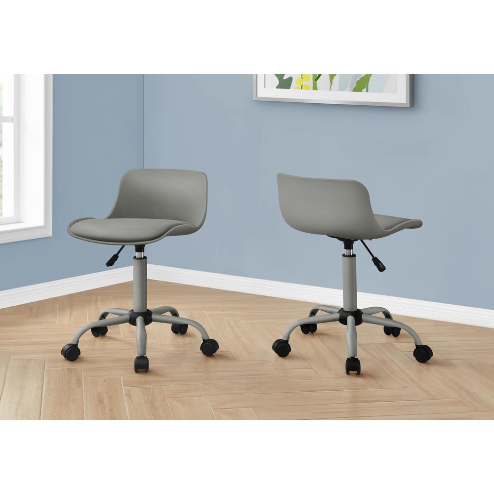 Office Chair, Adjustable Height, Swivel, Ergonomic, Computer Desk, Work. Picture 9