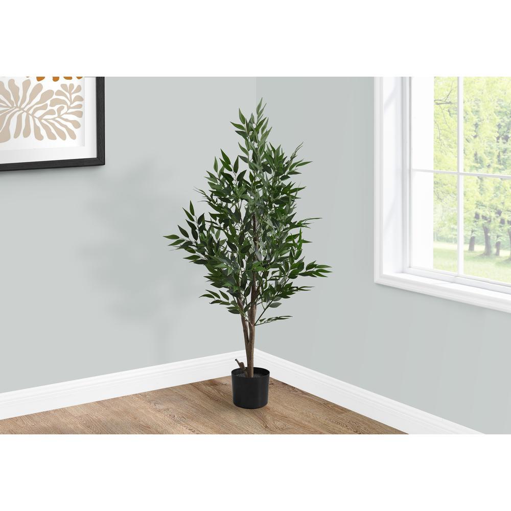 Artificial Plant, 47 Tall, Acacia Tree, Indoor, Faux, Fake, Floor, Greenery. Picture 5