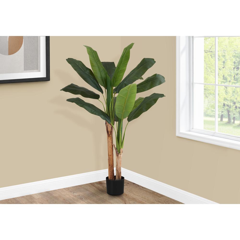 Artificial Plant, 55 Tall, Banana Tree, Indoor, Faux, Fake, Floor, Greenery. Picture 5