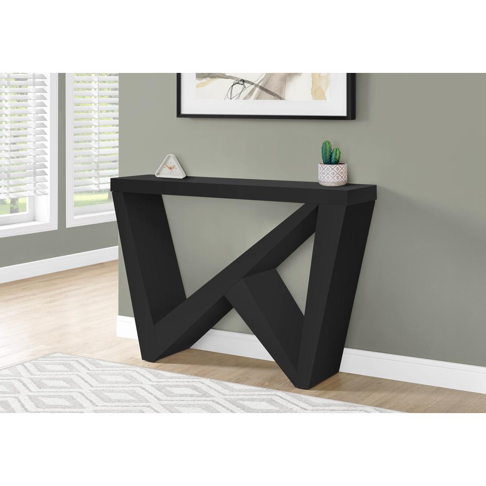 ACCENT TABLE - 48"L / BLACK HALL CONSOLE. Picture 3
