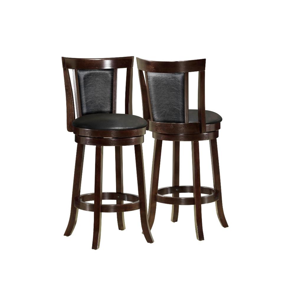 BARSTOOL - 2PCS / 43"H / SWIVEL / CAPPUCCINO BAR HEIGHT. Picture 1
