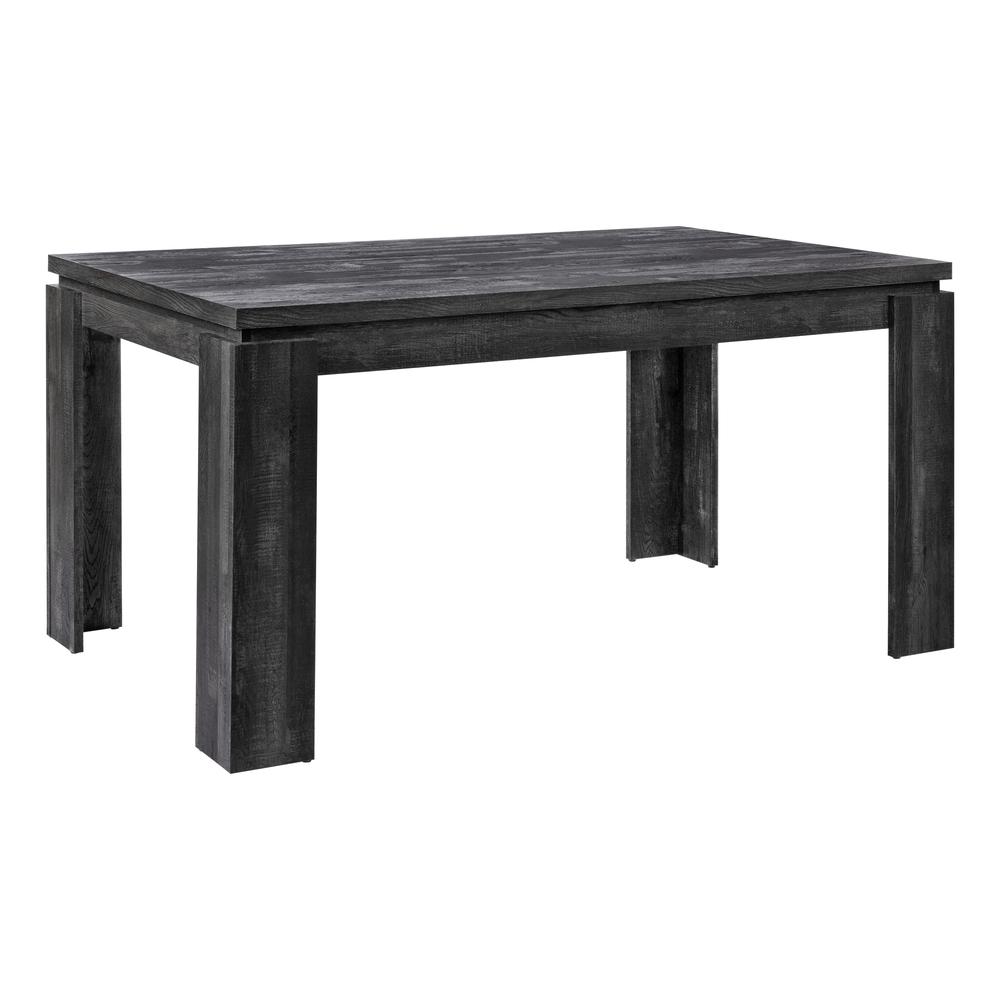 Dining Table, 60 Rectangular, Kitchen, Dining Room, Black Laminate. Picture 1