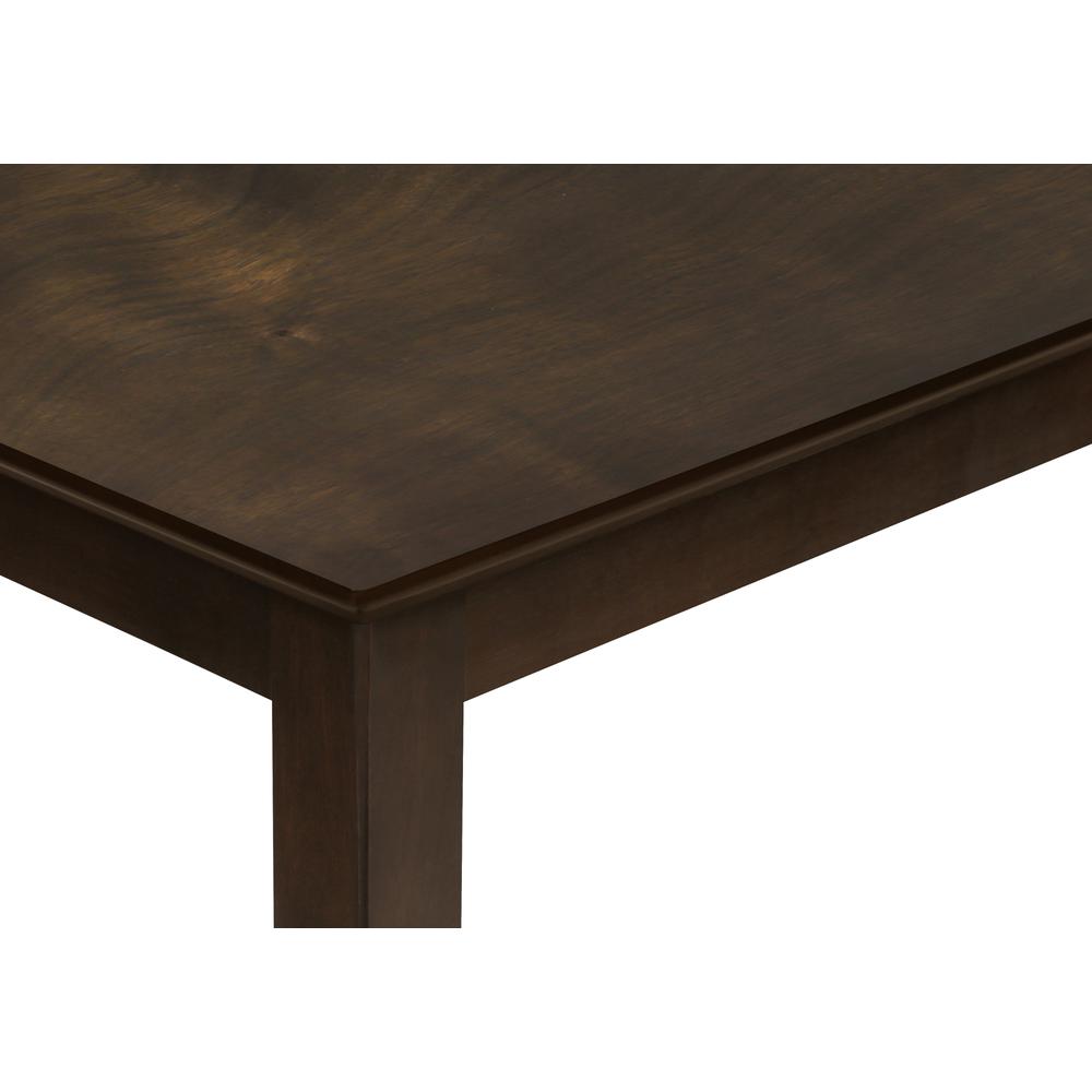 Dining Table, 60 Rectangular, Kitchen, Dining Room, Brown Veneer. Picture 6