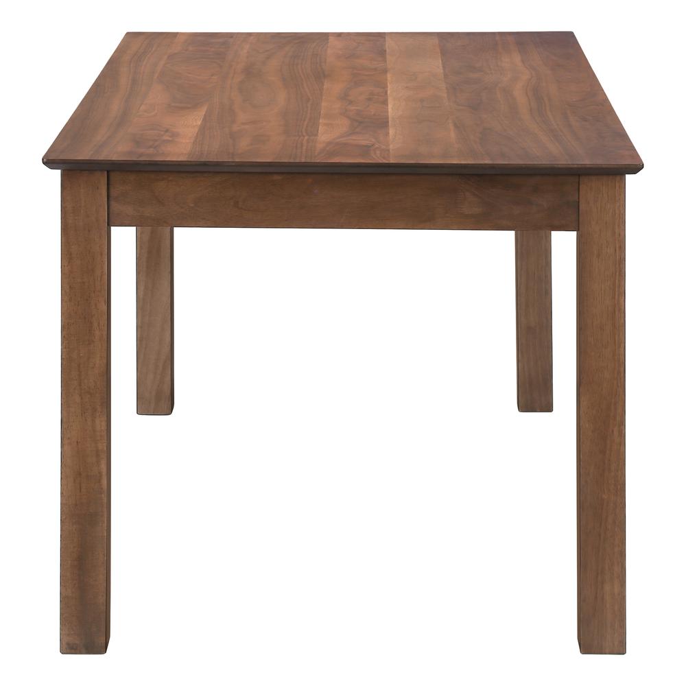 Dining Table, 60 Rectangular, Kitchen, Dining Room, Brown Veneer. Picture 3