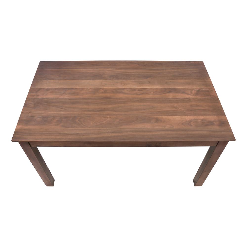 Dining Table, 60 Rectangular, Kitchen, Dining Room, Brown Veneer. Picture 5