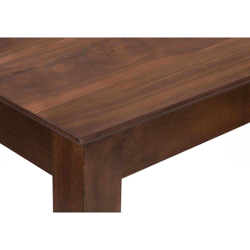 Dining Table, 60 Rectangular, Kitchen, Dining Room, Brown Veneer. Picture 6