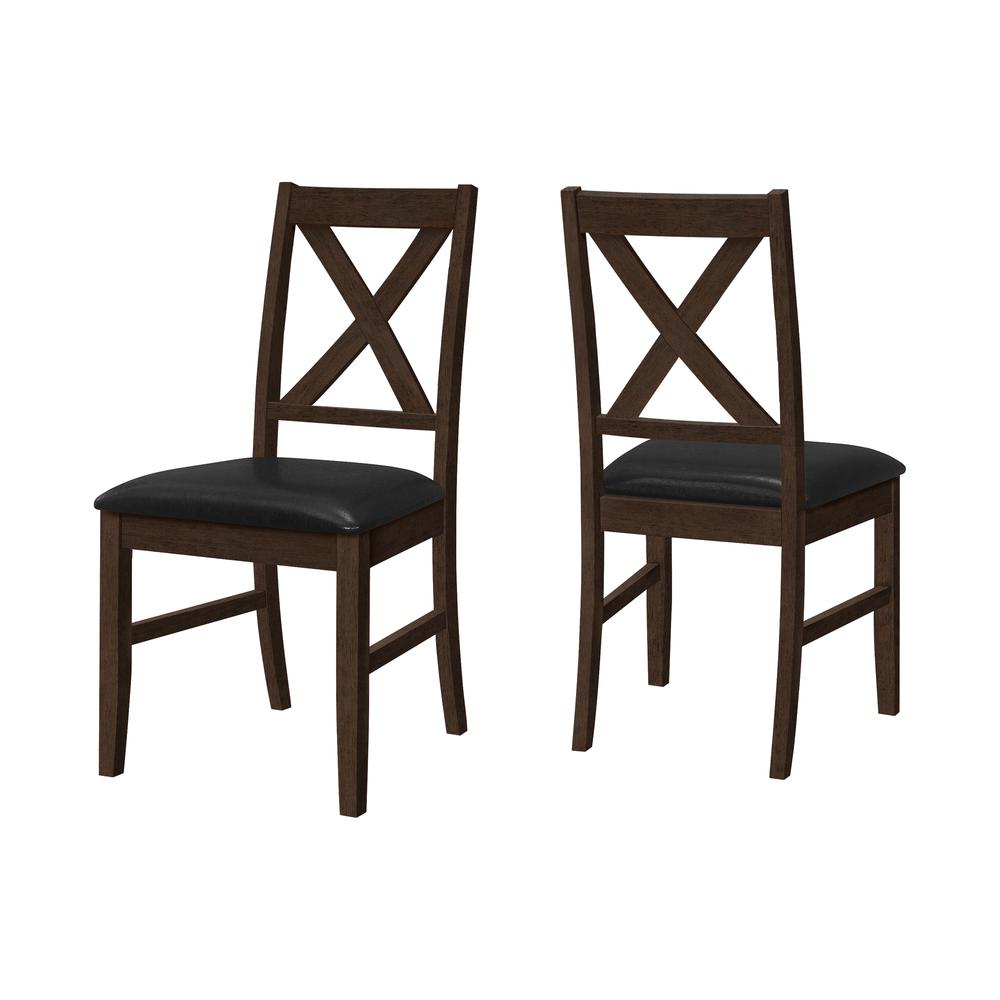 Dining Chair, 37 Height, Set Of 2, Dining Room, Kitchen, Side, Upholstered. Picture 1
