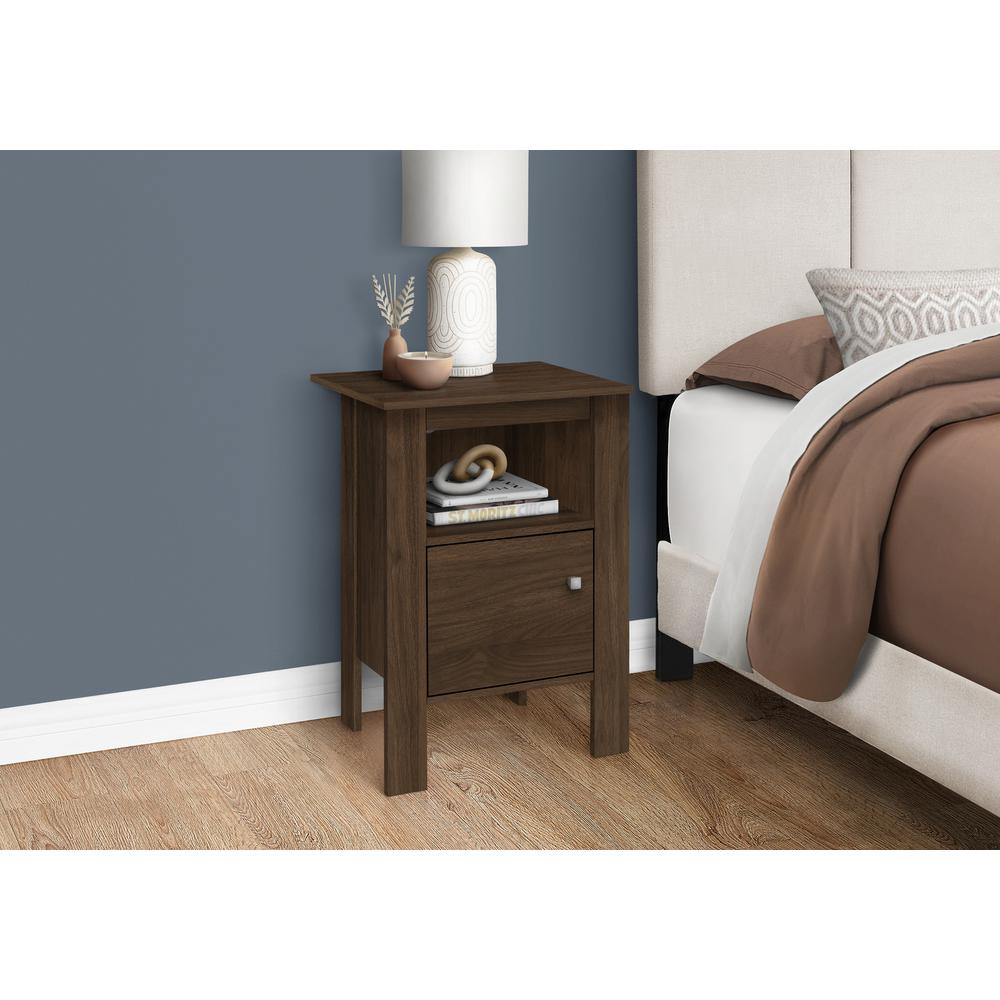 Accent Table, Side, End, Nightstand, Lamp, Storage, Living Room, Bedroom. Picture 3