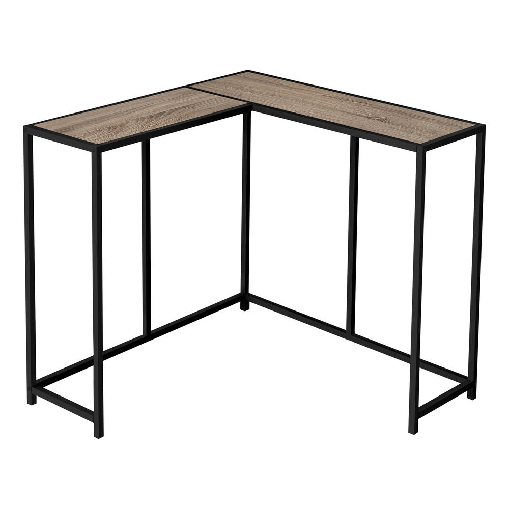 Accent Table, Console, Entryway, Narrow, Corner, Living Room, Bedroom, Brown. Picture 1