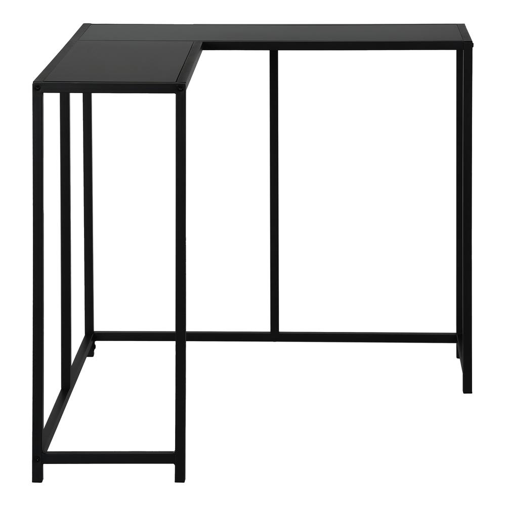 Accent Table, Console, Entryway, Narrow, Corner, Living Room, Bedroom, Black. Picture 4