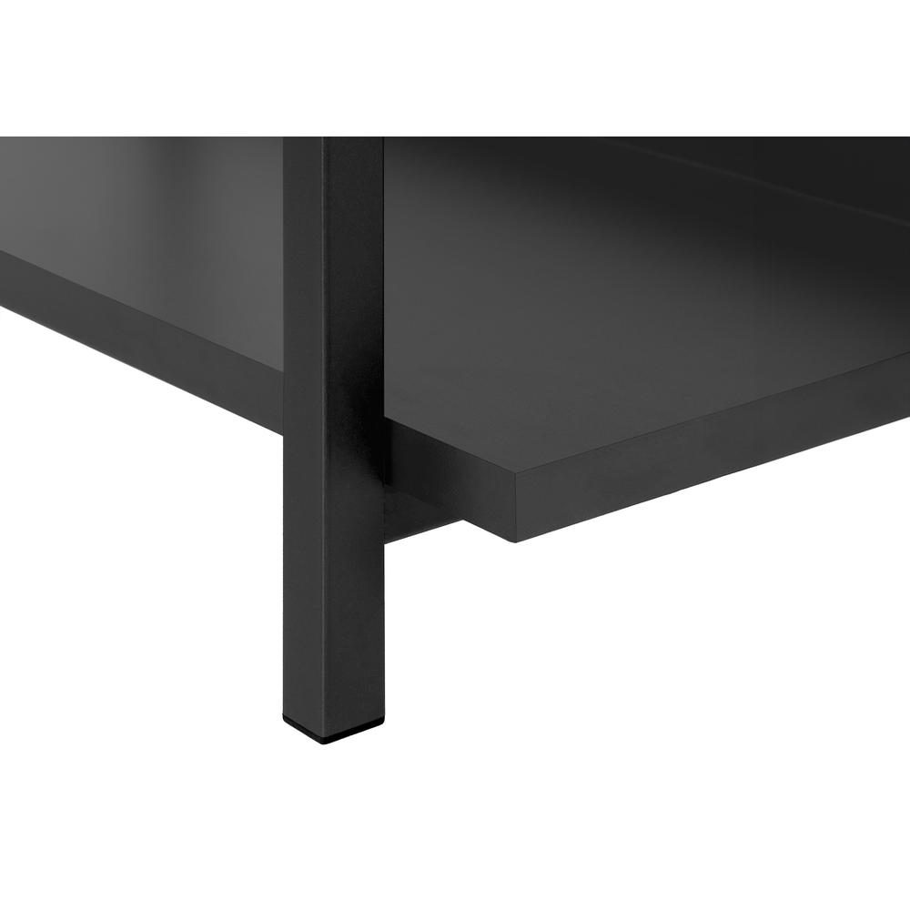 Accent Table, Console, Entryway, Narrow, Sofa, Living Room, Bedroom, Black. Picture 7