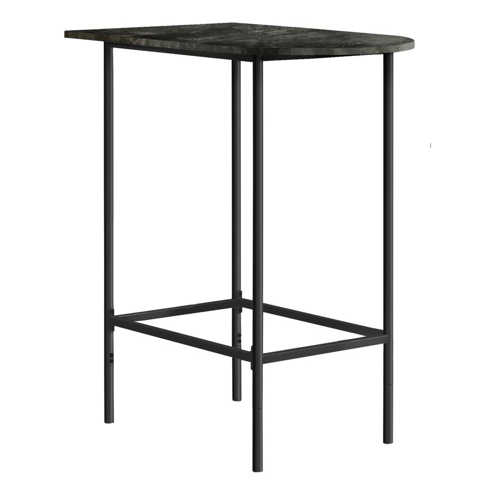 Home Bar, Bar Table, Bar Height, Pub, 36 Rectangular, Small, Kitchen, Grey. Picture 1
