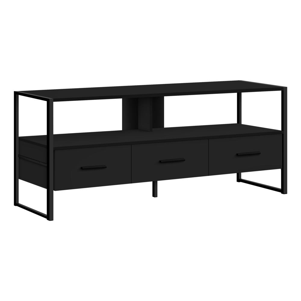 Tv Stand, 48 Inch, Console, Media Entertainment Center, Storage Drawers. Picture 1