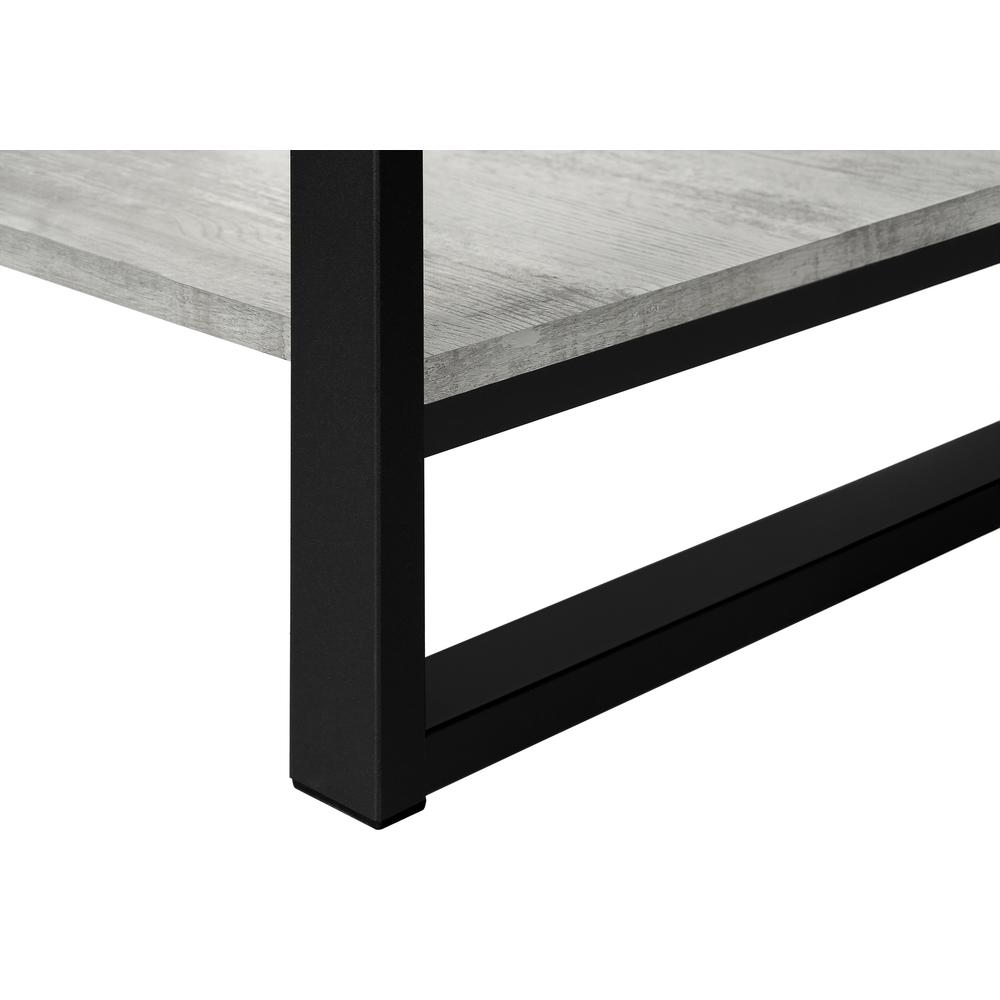 Coffee Table, Accent, Cocktail, Rectangular, Living Room, 48L, Grey Laminate. Picture 7