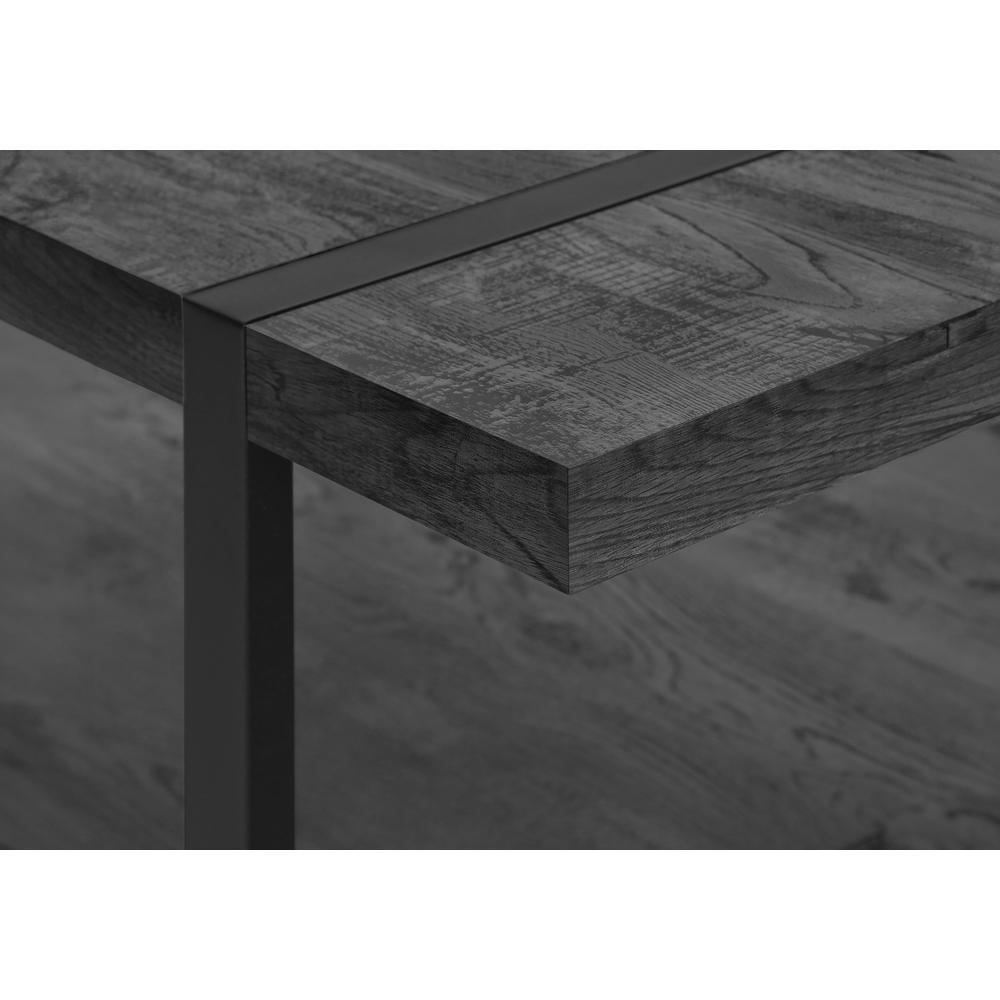 Coffee Table, Accent, Cocktail, Rectangular, Living Room, 48L, Black Laminate. Picture 6
