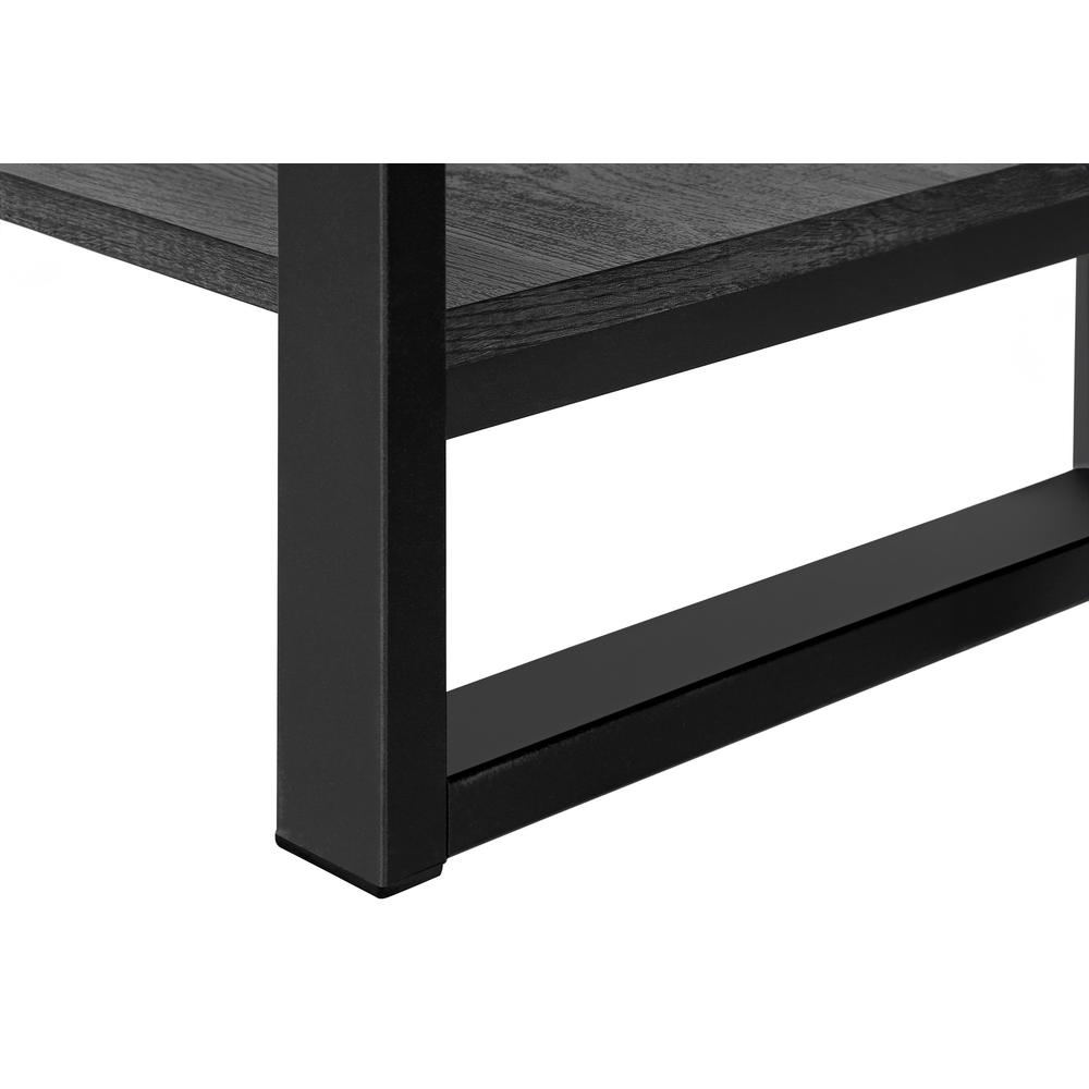 Coffee Table, Accent, Cocktail, Rectangular, Living Room, 48L, Black Laminate. Picture 7