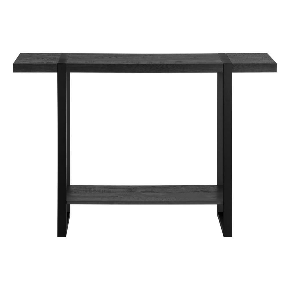 Accent Table, Console, Entryway, Narrow, Sofa, Living Room, Bedroom, Black. Picture 4