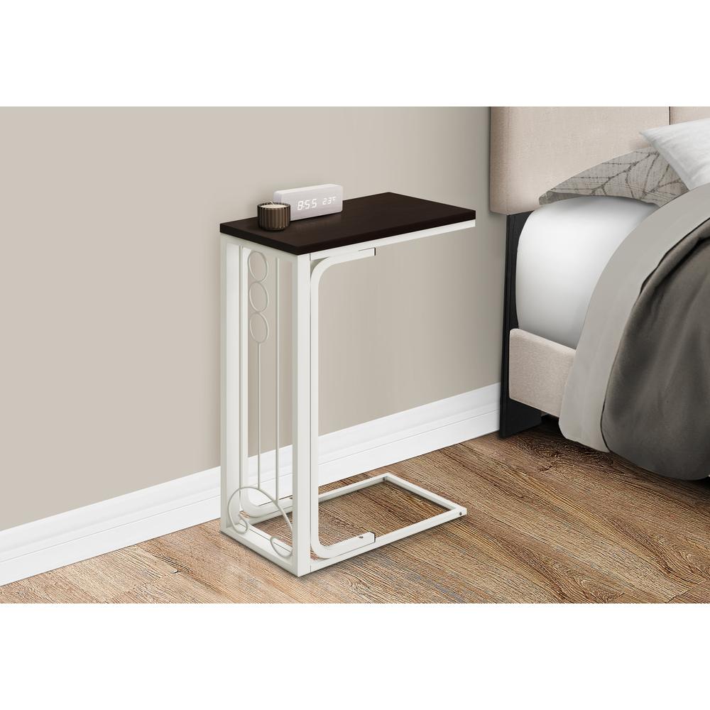 Accent Table, C-shaped, End, Side, Snack, Living Room, Bedroom. Picture 3