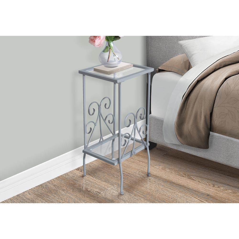 Accent Table, Side, End, Nightstand, Lamp, Living Room, Bedroom. Picture 3