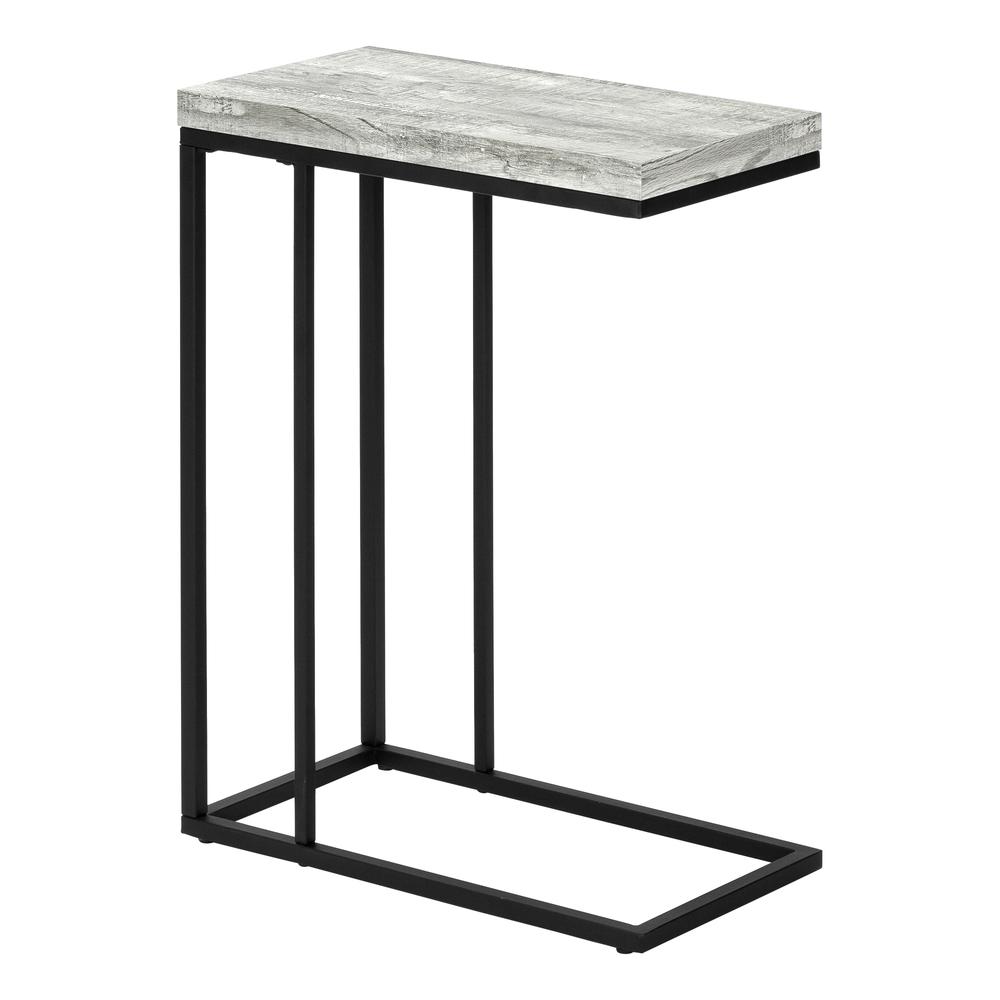 Accent Table, C-shaped, End, Side, Snack, Living Room, Bedroom. Picture 1