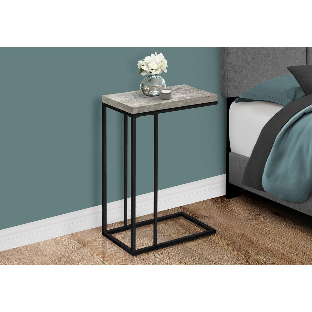 Accent Table, C-shaped, End, Side, Snack, Living Room, Bedroom. Picture 9
