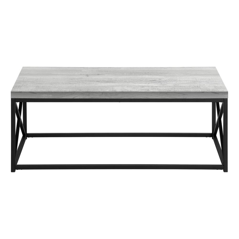 Coffee Table, Accent, Cocktail, Rectangular, Living Room, 44L, Grey Laminate. Picture 4