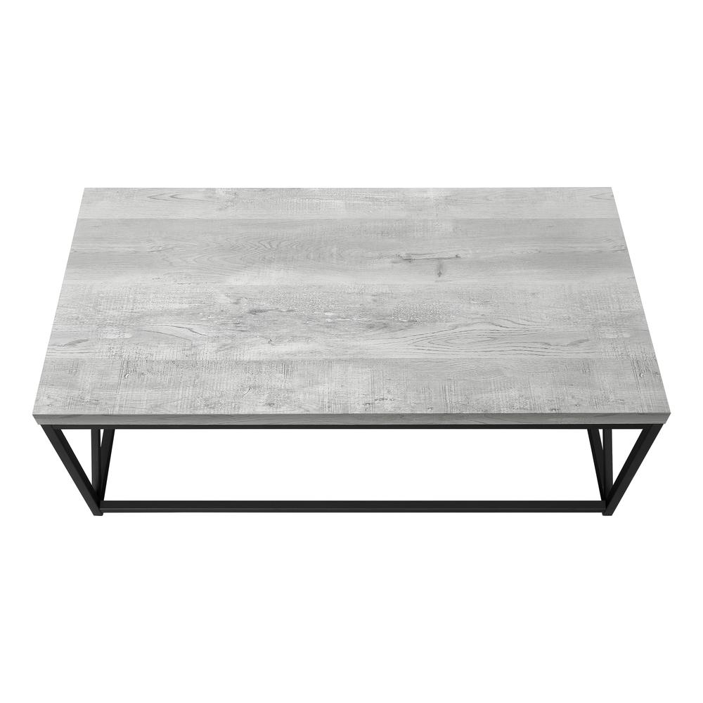Coffee Table, Accent, Cocktail, Rectangular, Living Room, 44L, Grey Laminate. Picture 5