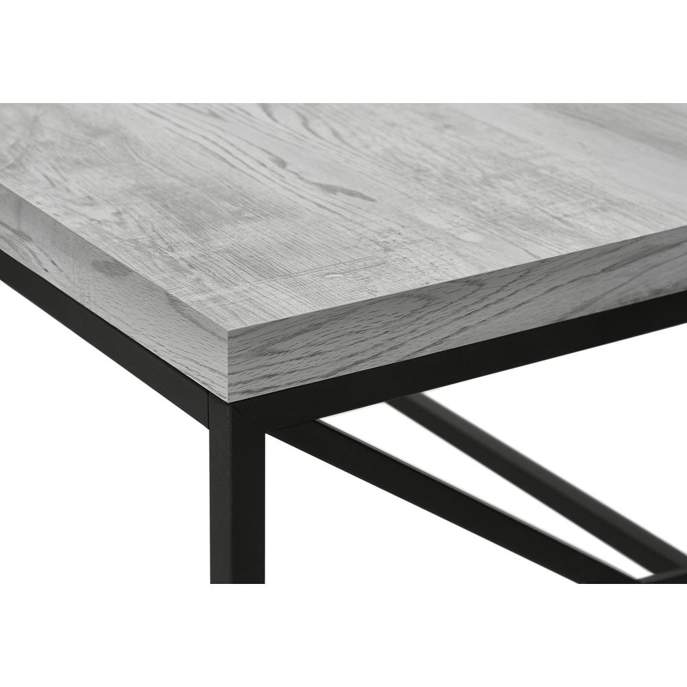 Coffee Table, Accent, Cocktail, Rectangular, Living Room, 44L, Grey Laminate. Picture 6