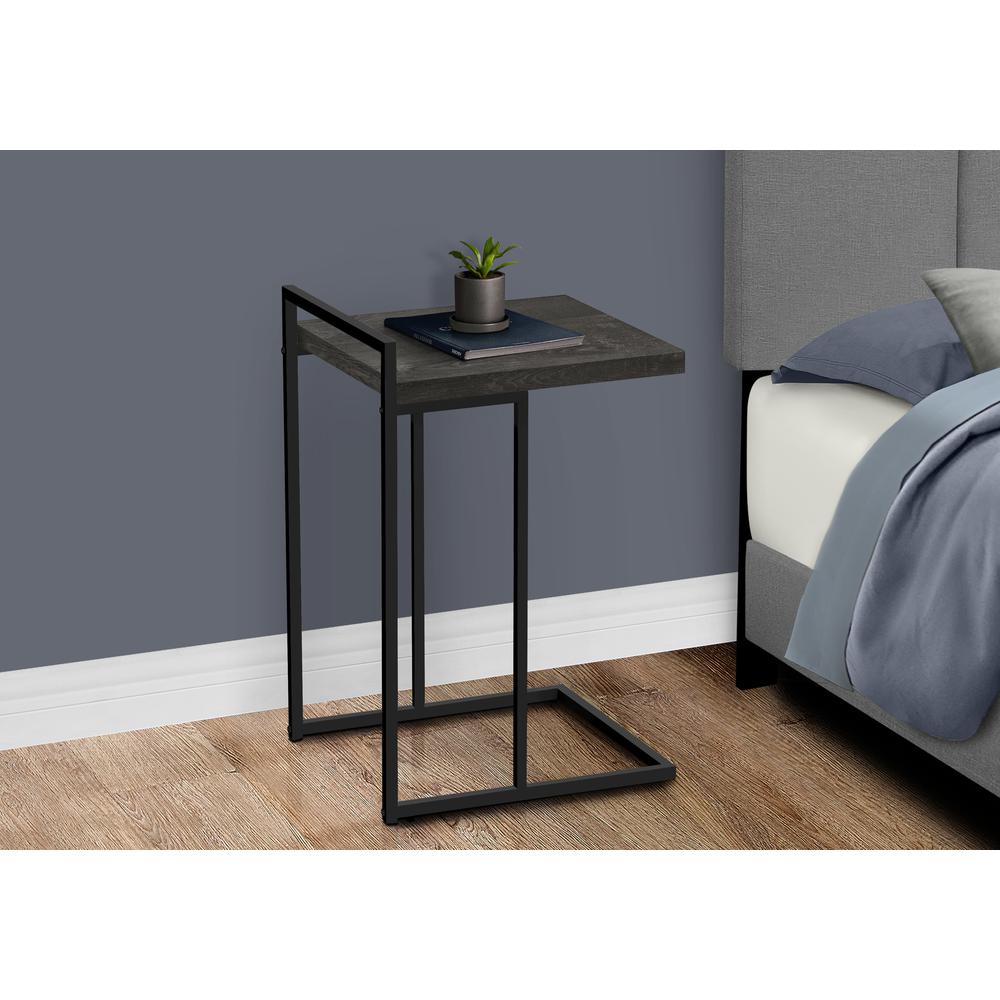 Accent Table, C-shaped, End, Side, Snack, Living Room, Bedroom. Picture 9