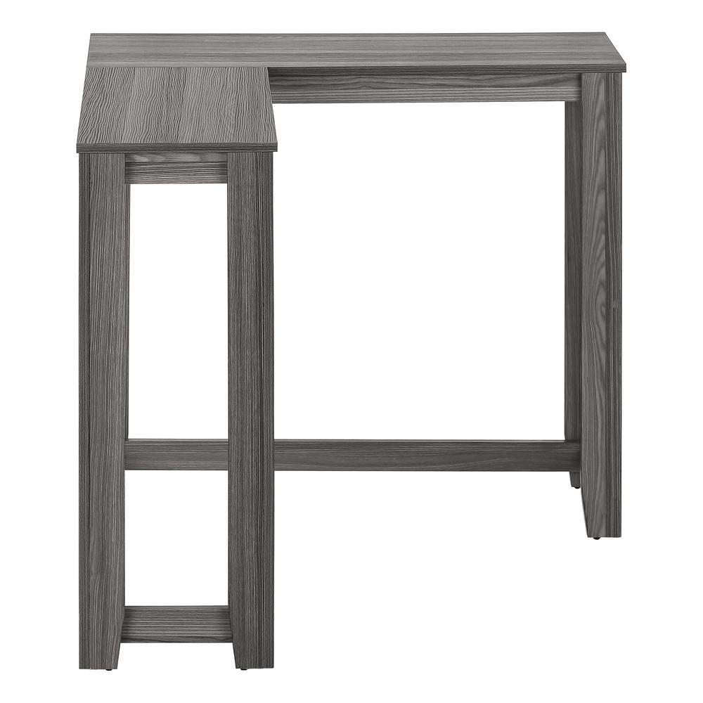Accent Table, Console, Entryway, Narrow, Corner, Living Room, Bedroom, Grey Lam. Picture 3