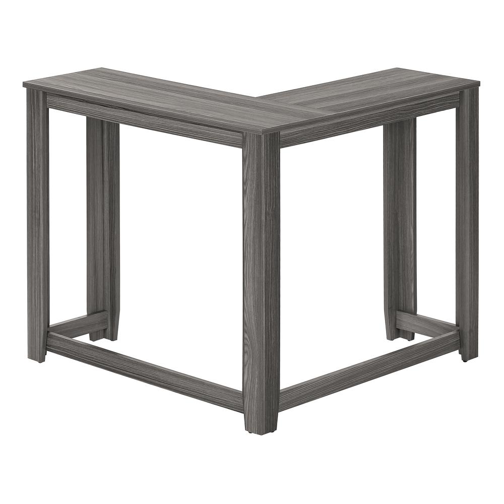Accent Table, Console, Entryway, Narrow, Corner, Living Room, Bedroom, Grey Lam. Picture 4