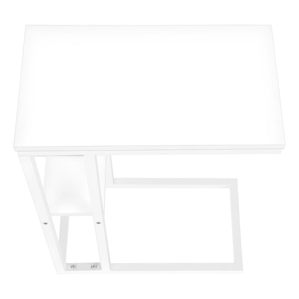 Accent Table, C-shaped, End, Side, Snack, Living Room, Bedroom. Picture 5