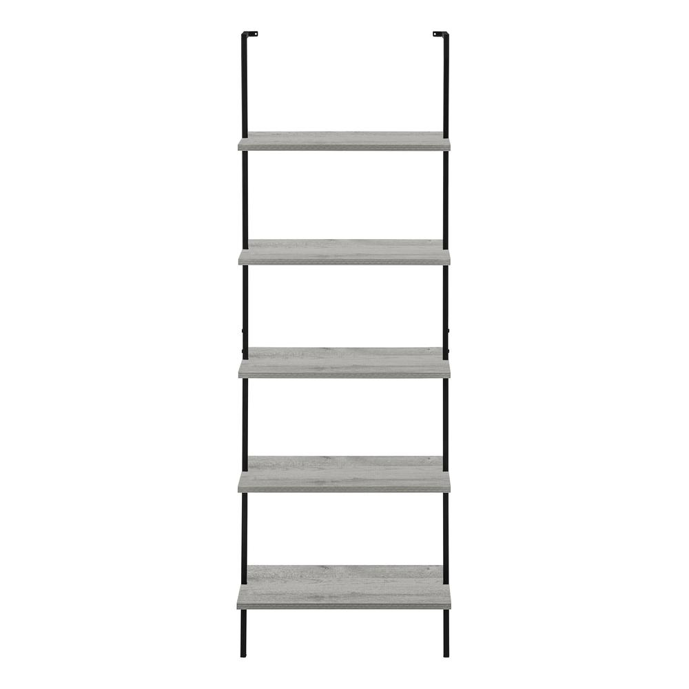 Bookshelf, Bookcase, Etagere, Ladder, 5 Tier, 72H, Office, Bedroom. Picture 2
