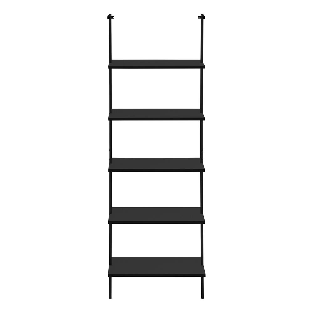 Bookshelf, Bookcase, Etagere, Ladder, 5 Tier, 72H, Office, Bedroom. Picture 4