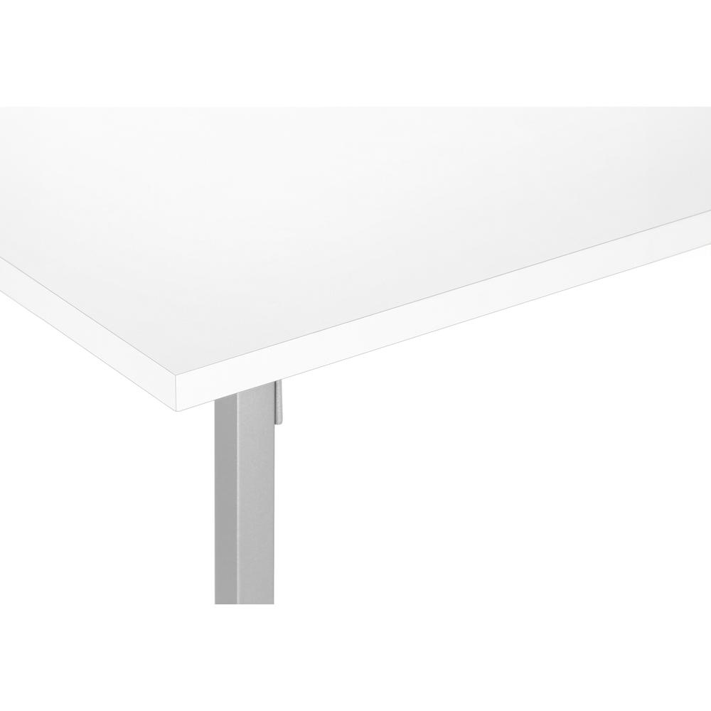 Coffee Table, Accent, Cocktail, Rectangular, Living Room, 40L, White Laminate. Picture 6
