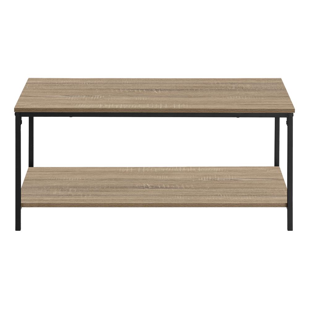 Coffee Table, Accent, Cocktail, Rectangular, Living Room, 40L, Brown Laminate. Picture 4