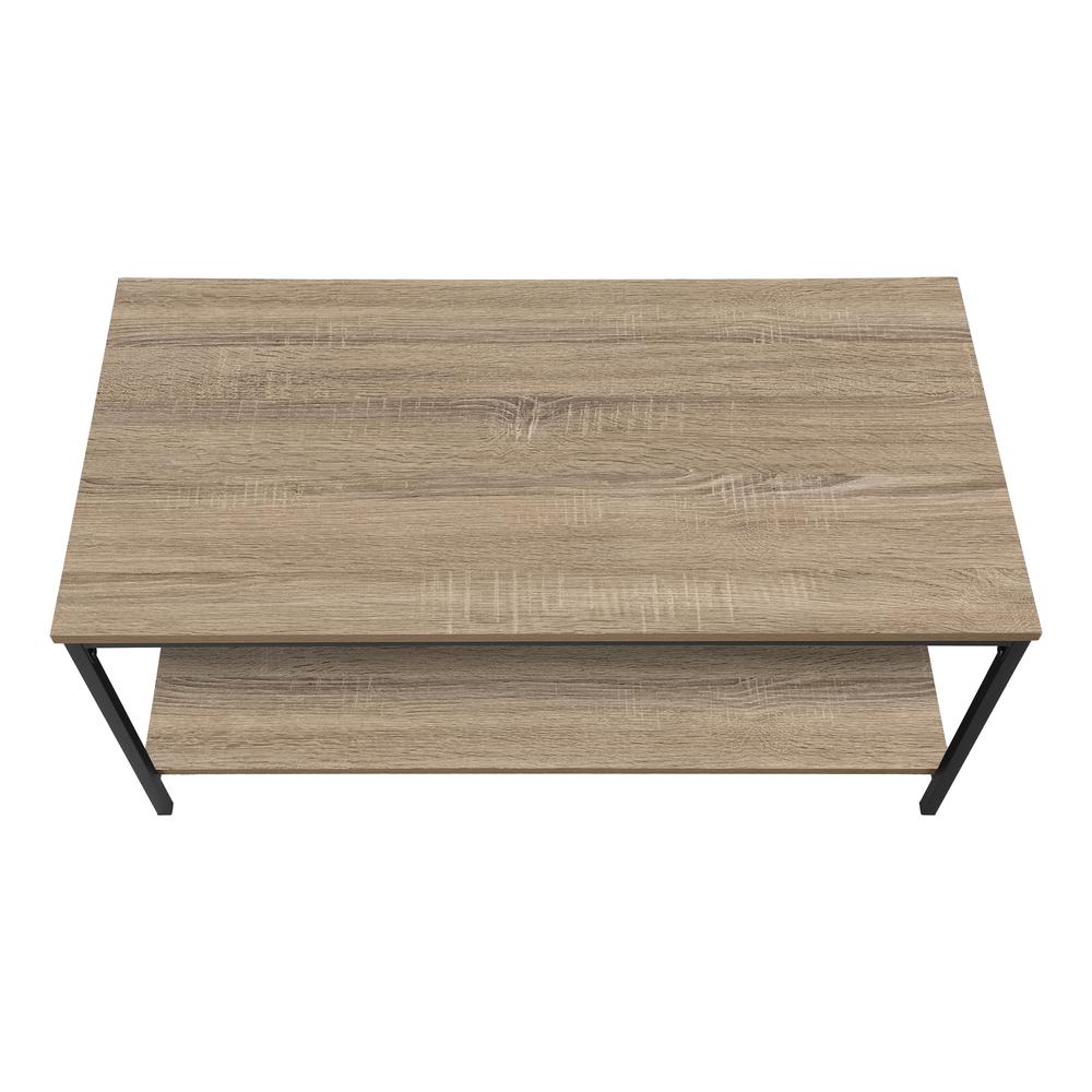 Coffee Table, Accent, Cocktail, Rectangular, Living Room, 40L, Brown Laminate. Picture 5