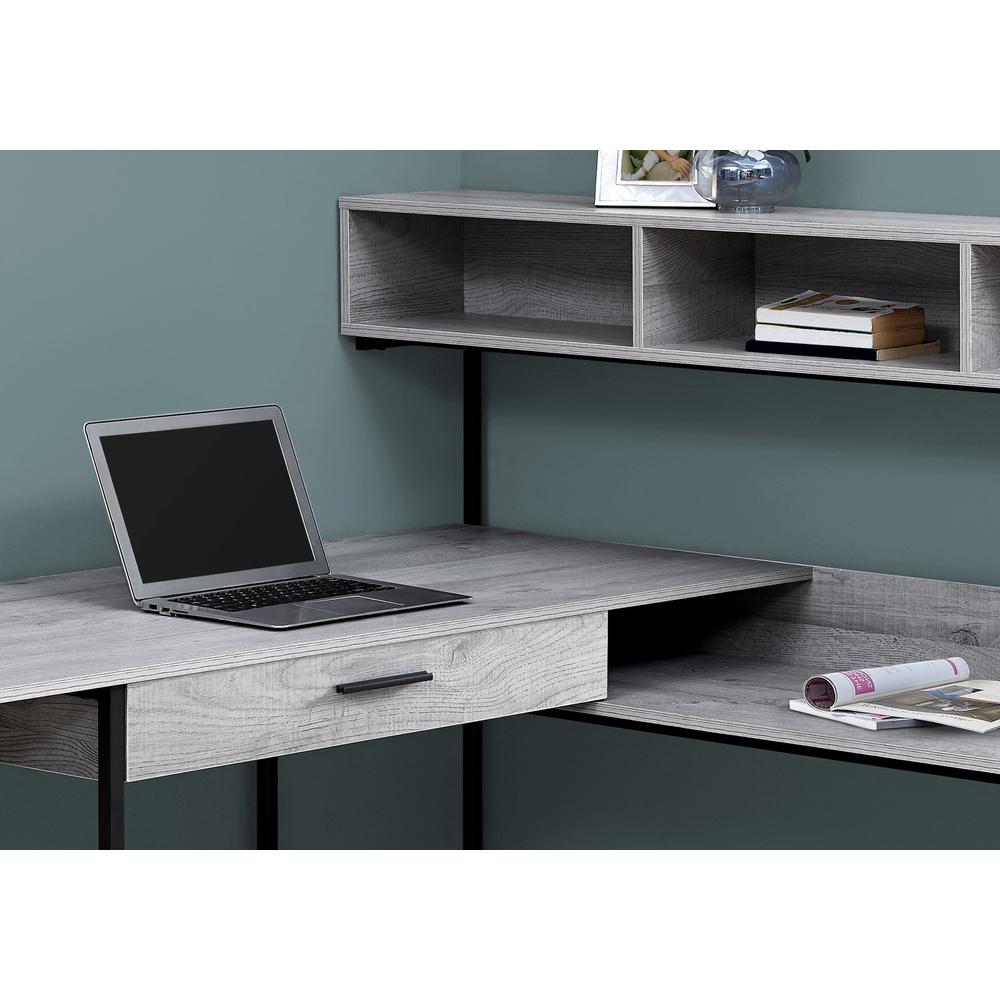 Computer Desk, Home Office, Corner, Storage Drawers, L Shape, Work, Laptop. Picture 3