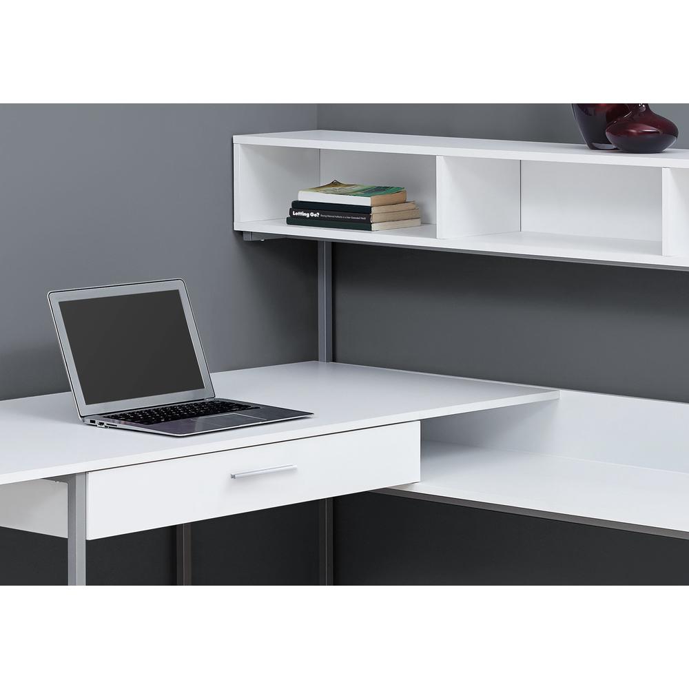 Computer Desk, Home Office, Corner, Storage Drawers, L Shape, Work, Laptop. Picture 3