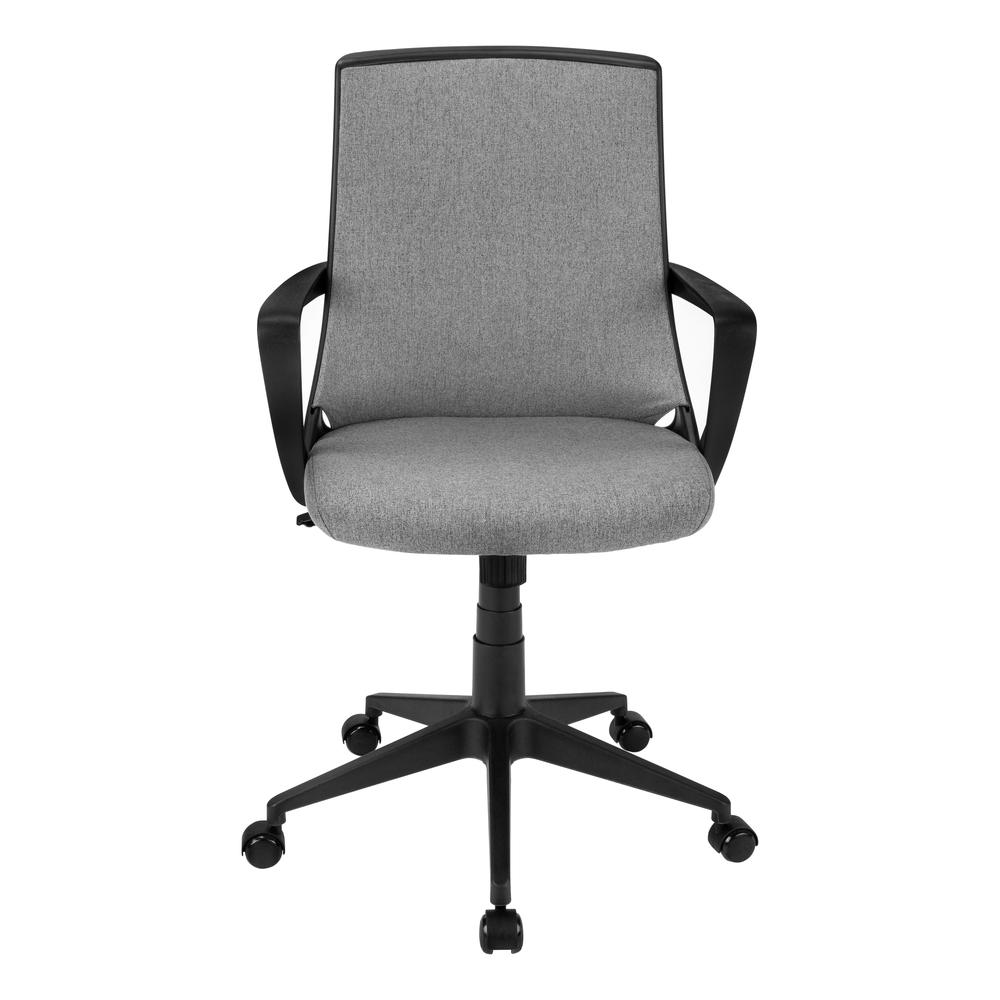 Office Chair, Adjustable Height, Swivel, Ergonomic, Armrests, Computer Desk. Picture 2