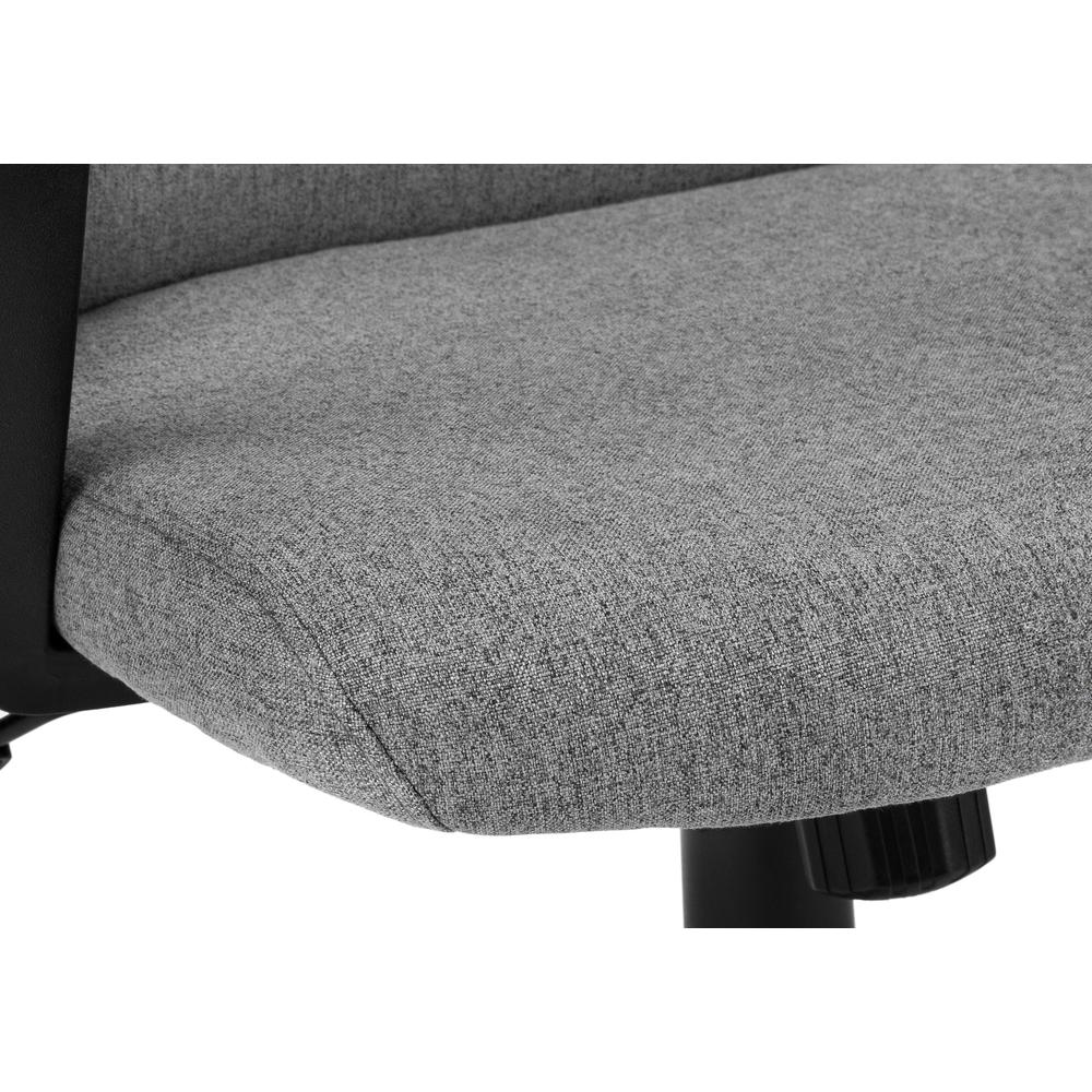 Office Chair, Adjustable Height, Swivel, Ergonomic, Armrests, Computer Desk. Picture 7