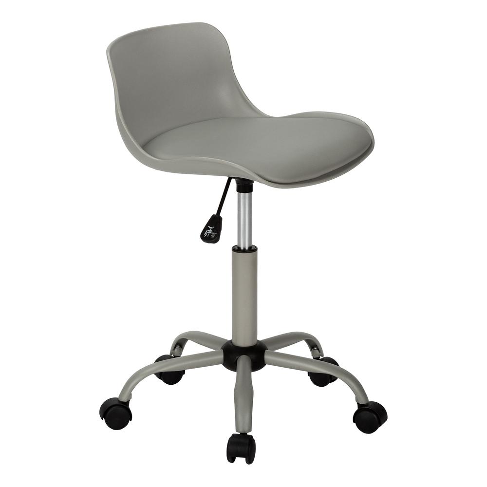 Office Chair, Adjustable Height, Swivel, Ergonomic, Computer Desk, Work. Picture 1